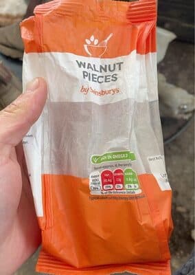 Walnut pieces