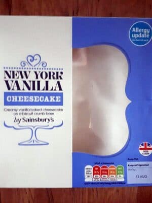 New York Vanilla Cheesecake