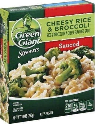 Lightly Sauced Cheesy Rice & Broccoli