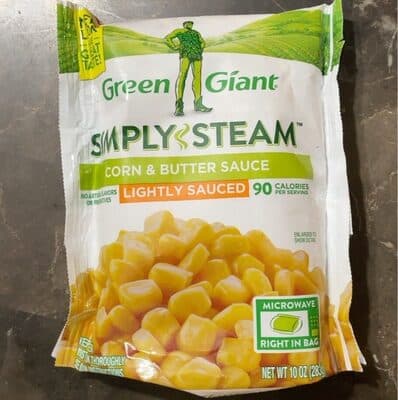 Lightly Sauced Corn & Butter Sauce