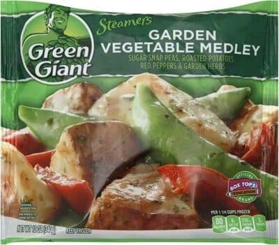 Lightly Sauced Garden Vegetable Medley Sugar Snap Peas, Roasted Potatoes, Red Peppers & Garden Herbs
