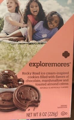 exploremores Rocky Road ice cream-inspired cookies