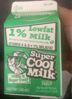1% lowfat milk