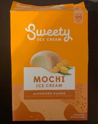 Alphonso Mango Bite Size Mochi Ice Cream Bundled In Sweet Rice Dough