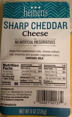 Sharp Cheddar Cheese