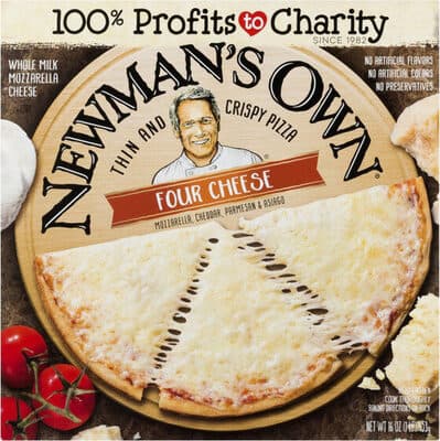 Thin And Crispy Pizza, Mozzarella, Cheddar, Parmesan & Asiago