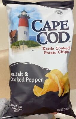 Cape Cod Kettle Cooked Sea Salt & Cracked Pepper Potato Chips