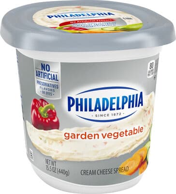 Garden Vegetable Cream Cheese Spread