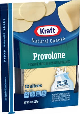 Provolone Natural Cheese Slices