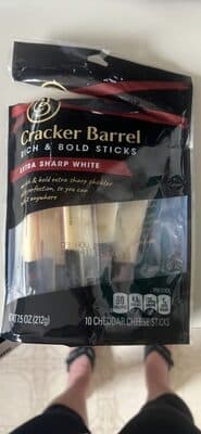 Extra Sharp White Cheddar Cheese Sticks