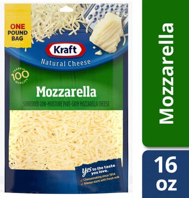 Mozzarella Low-Moisture Part-Skim Shredded Natural Cheese