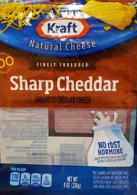 Sharp Cheddar Shredded Natural Cheese