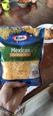 Kraft Mexican Style Cheddar Jack Finely Shredded Cheese
