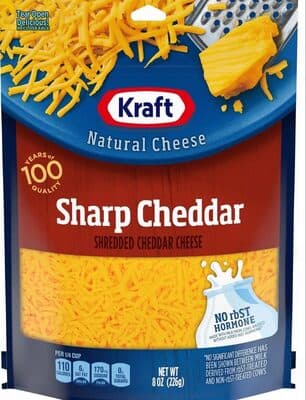 Sharp Cheddar Shredded Natural Cheese