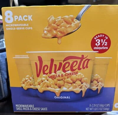 Original Microwaveable Shell Pasta & Cheese Sauce