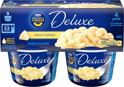 Deluxe White Cheddar Macaroni & Cheese Dinner