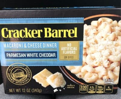 Macaroni & Cheese Dinner Parmesan White Cheddar