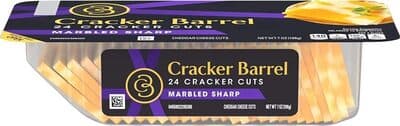 Marbled Sharp Cheddar Cheese Cuts
