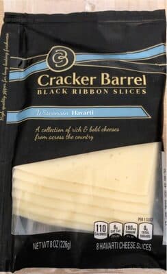 Wisconsin Havarti Cheese Slices