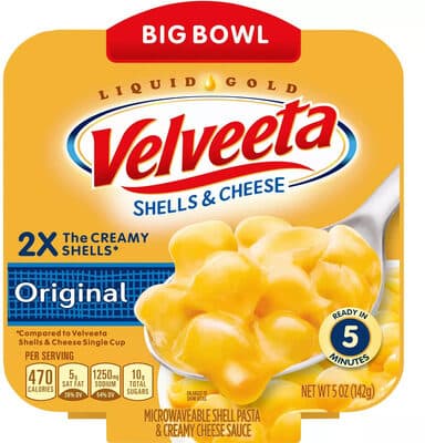 Original Shells & Cheese Microwaveable Shell Pasta & Cheese Sauce
