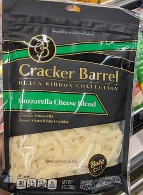 Cracker Barrel Mozzarella Cheese Blend