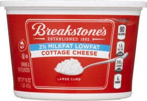 2% Milkfat Lowfat Large Curd Cottage Cheese