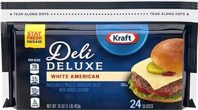 Deli Deluxe Pasteurized Process White American Cheese