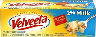 2% Milk Reduced Fat Pasteurized Recipe Cheese Product