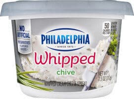 Chive Whipped Cream Cheese Spread