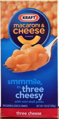 Three Cheese With Mini-Shell Pasta Macaroni & Cheese Dinner