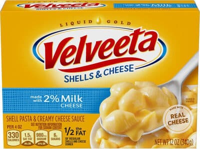 Shells & Cheese Pasta & Creamy Cheese Sauce
