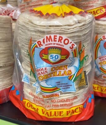 Whole Grain Corn Tortillas