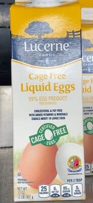 Cage Free Liquid Eggs