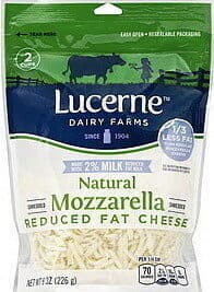 Mozzarella Reduced Fat Shredded Cheese