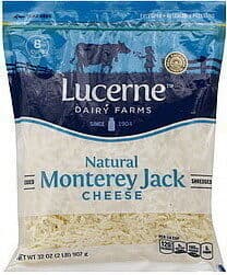 Monterey Jack Shredded Cheese