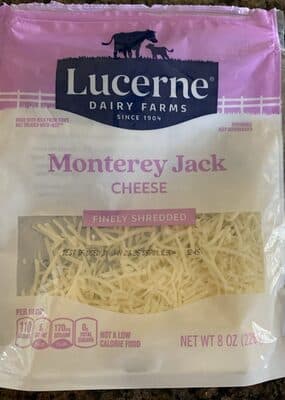 Monterey Jack Finely Shredded Cheese