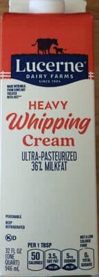 Ultra Pasteurized Heavy Whipping Cream