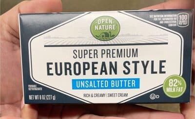 Super Premium European Style Unsalted Butter