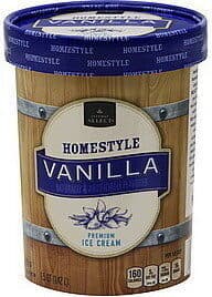 Vanilla Flavored Homestyle Ice Cream