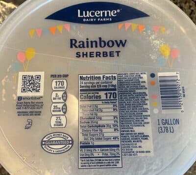 Raspberry, Orange & Lime Rainbow Sherbet