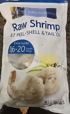 Ez Peel, Shell & Tail On Extra Jumbo Raw Shrimp