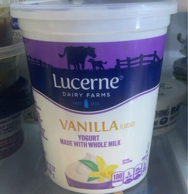 Vanilla Flavored Blended Yogurt