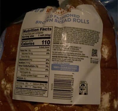 Old Fashioned Brown Bread Rolls