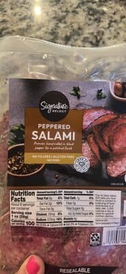Premier Hand-Rolled in Black Pepper for a Polished Finish Salami, Peppered