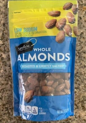 Roasted & Lightly Salted Whole Almonds