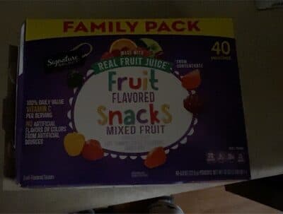 Mixed Fruit Flavored Grape, Strawberry, Orange, Blue Raspberry, Cherry & Apple Snacks