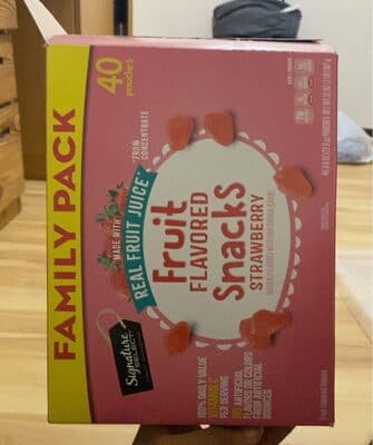 Strawberry Fruit Flavored Snacks