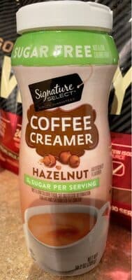 Hazelnut Flavored Coffee Creamer, Hazelnut