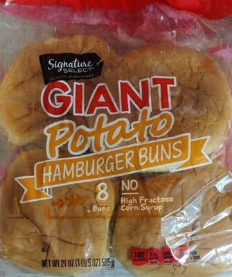 Giant Potato Hamburger Buns