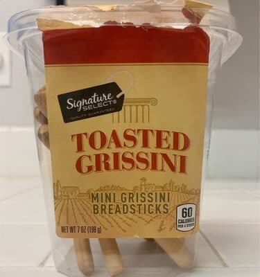 Toasted Mini Grissini Breadsticks